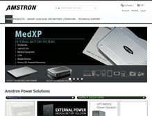 Tablet Screenshot of amstron.com